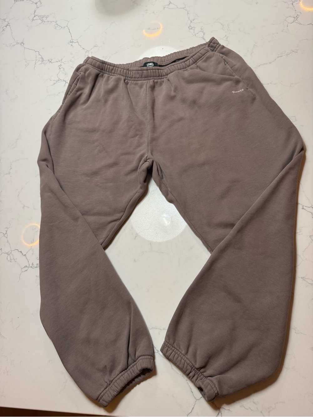 Women’s ROOTS Taupe Sweatpants - Comfort Fit